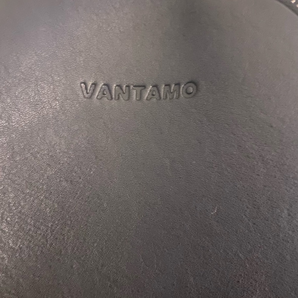 Vantamo Black Leather Bag Brand New In Box
